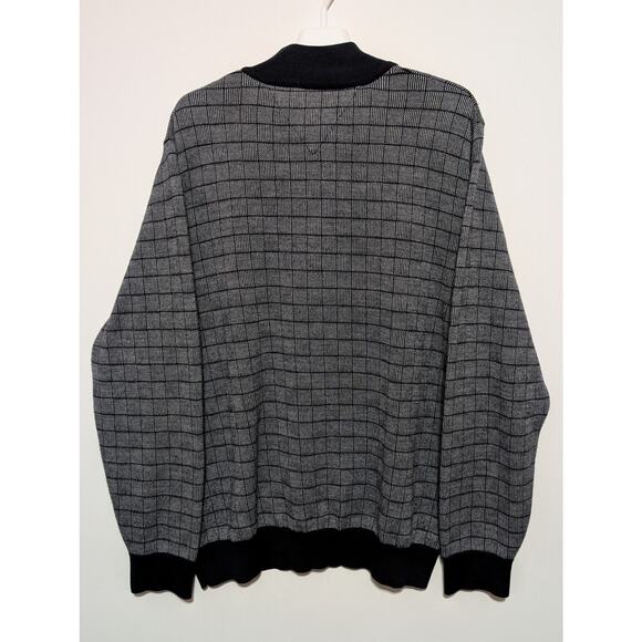 Brax Feel Good Steffen Quarter Zip Pullover Sweater Wool Blend Gray Long-Sleeve - Picture 2 of 7